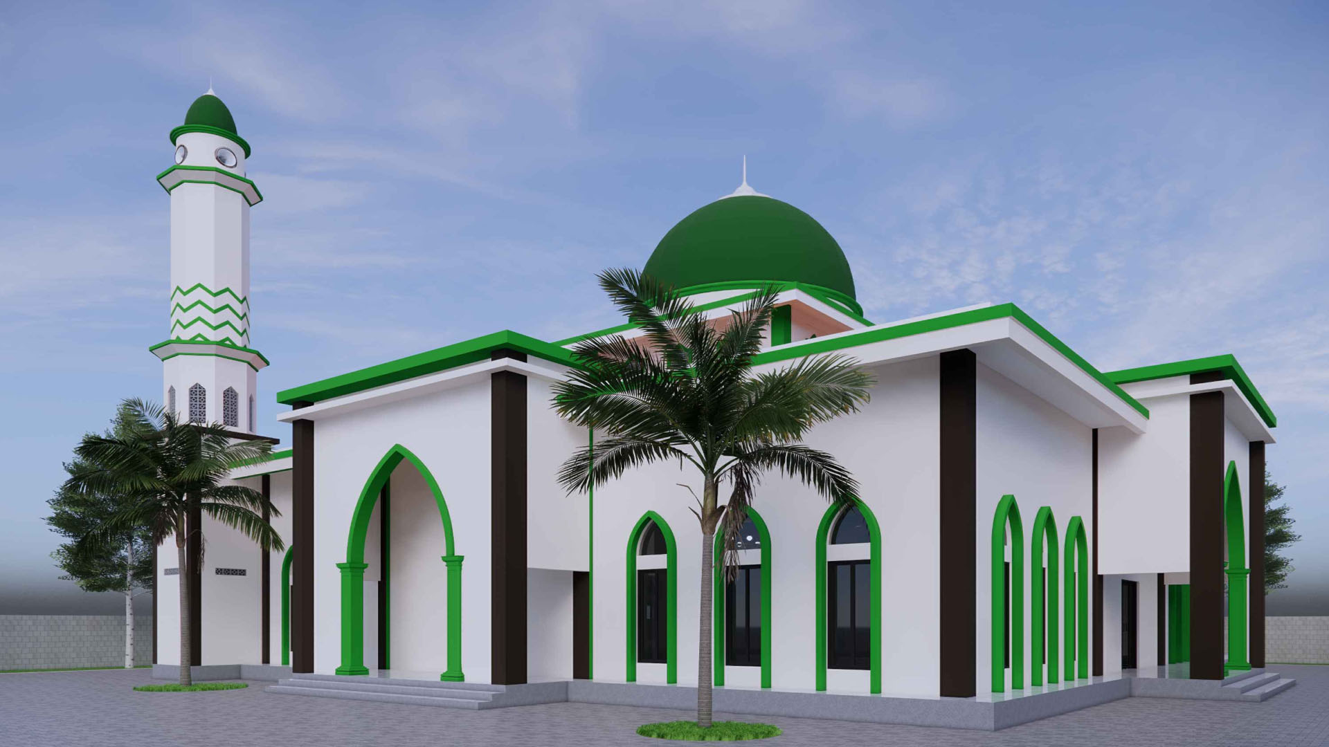 Masjid dari kanan