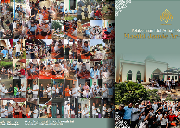 Kegiatan Pemotongan Hewan Kurban Masjid Jami Ar-Rahman Sabtu, 7 Juni 2025 / 10 Dzulhijjah 1446 H